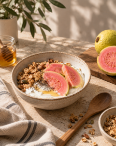 Cómo comer guayaba rosa